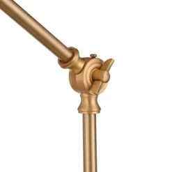 360 Lighting Industrial Modern Desk Lamp With USB And AC Power Outlet 23.5" High Antique Brass Metal For Living Room Bedroom House Bedside -360 Lighting Outlet Store GUEST fe78ecf3 41d2 4e31 825a dbca011e1629